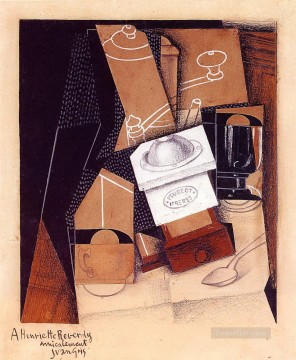 the coffee grinder 1916 Juan Gris Oil Paintings